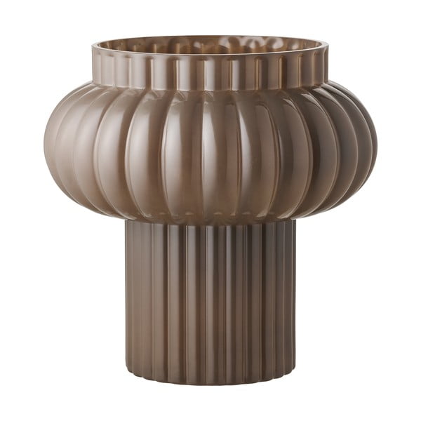 Кафява стъклена ваза (височина 27 cm) Celia – House Nordic