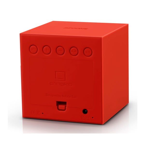 Червен LED будилник Gravity Cube Gravity Cube Click - Gingko-image-4