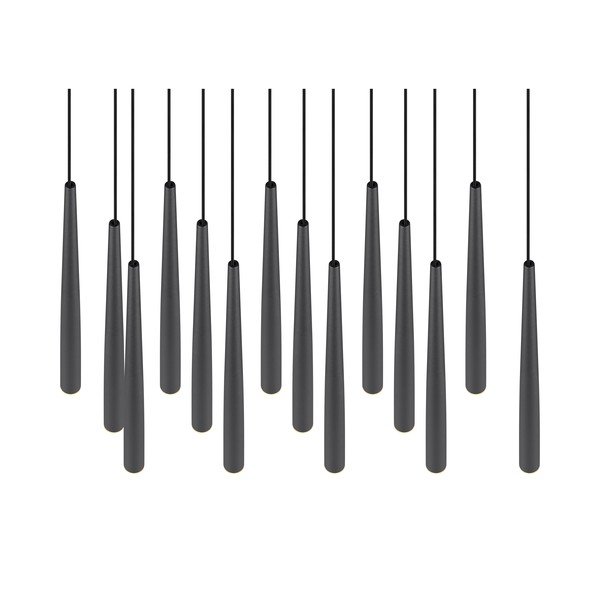 Черно LED висящо осветително тяло Cala – Trio Select-image-1