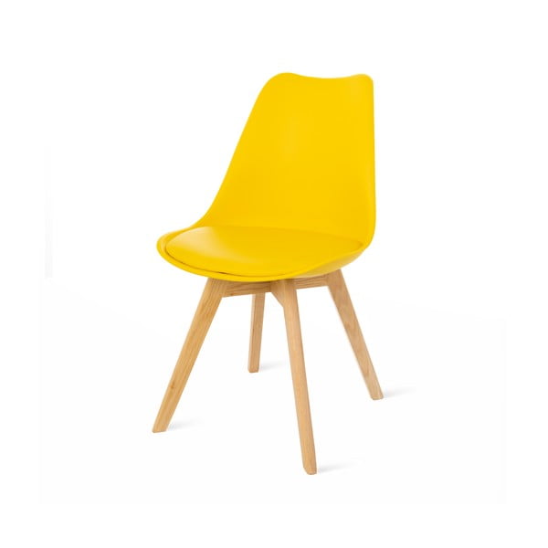 Комплект от 2 жълти стола с букови крака Retro - Bonami Essentials