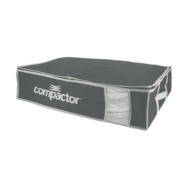 Šedý úložný box Compactor Aspilito