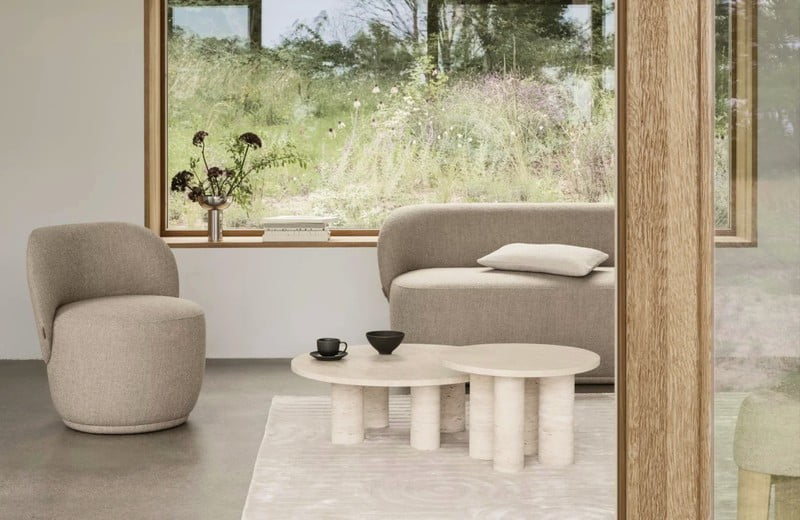 Soft Luxury Trend: дърво и камък в интериора