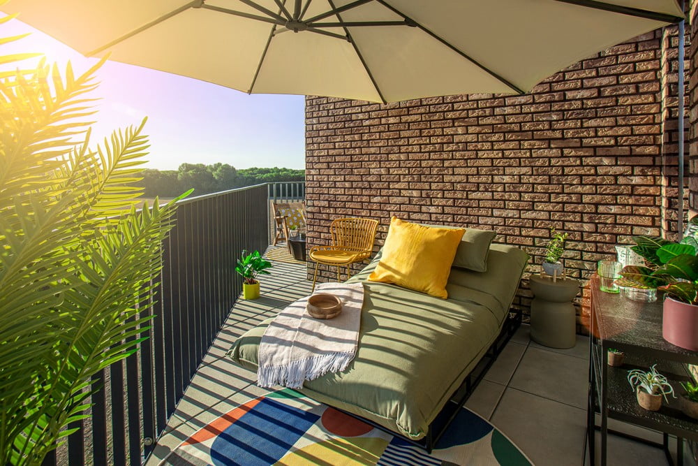 Вдъхновение: Балкон и тераса, Градина, Лято, Текстил