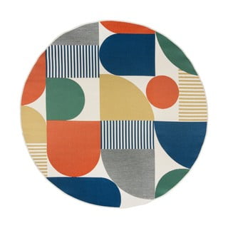 Външни кръгли килими