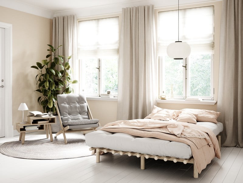 Вдъхновение: Спалня, Скандинавски стил