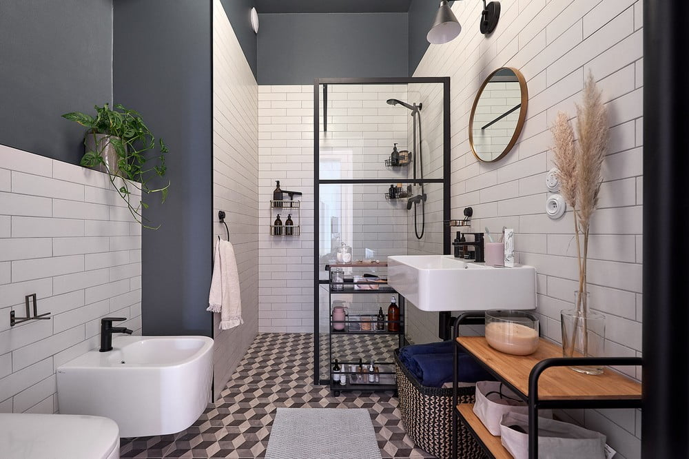 Вдъхновение: Баня, Индустриален стил