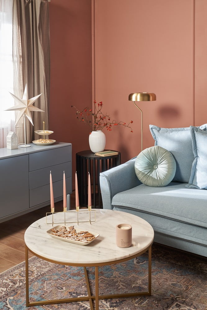 Вдъхновение: Коледа, Скандинавски стил, Всекидневна