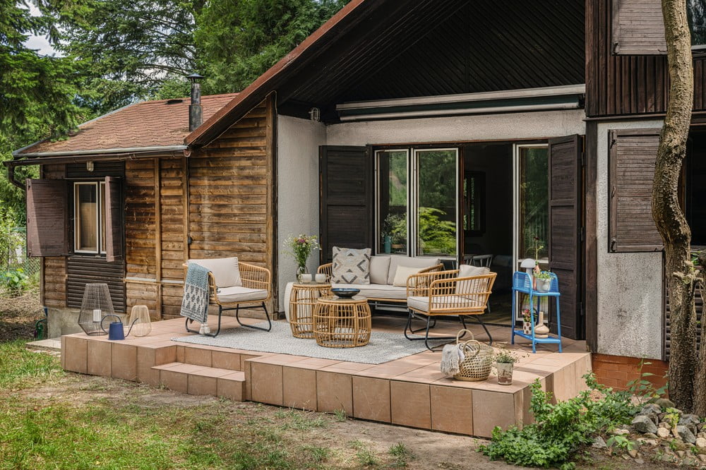 Вдъхновение: Вила и къща, Балкон и тераса, Градина