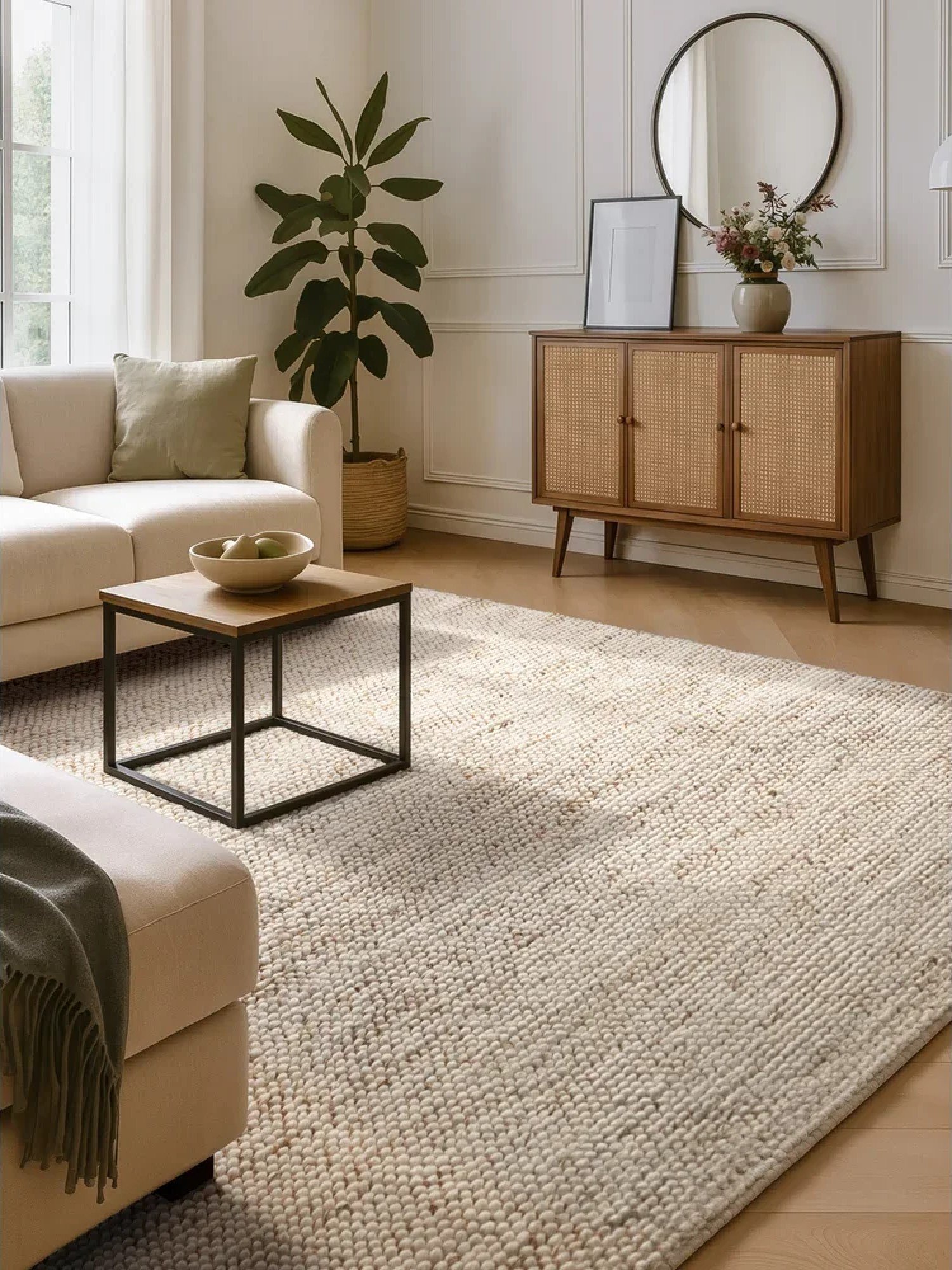 Правоъгълният килим е сигурен избор.